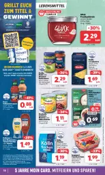 Gazetka promocyjna Combi - Prospekte - Gazetka - ważna od 13.04 do 13.04.2024 - strona 18 - produkty: aufstrich, barilla, beutel, bonduelle, bonduelle goldmais, eier, eis, elle, feinschmecker, fisch, flasche, frucht, fruchtaufstrich, früchte, gewinnspiel, Goldmais, grill, grillsauce, hülsenfrüchte, ketchup, knorr, kölln, lebensmittel, mais, mayonnaise, pasta, pesto, reis, salat, sauce, saucen, saupiquet, schlemmersauce, schlemmersaucen, senf, suppe, thunfisch, Ti, tomato ketchup, Yo, ZTE