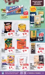 Gazetka promocyjna Combi - Prospekte - Gazetka - ważna od 13.04 do 13.04.2024 - strona 19 - produkty: beutel, bonbons, bünting tee, chips, chipsfrisch, dallmayr, dallmayr gold, dip, eis, espresso, Funny Frisch, getränk, getränke, knoppers, mac, Nimm 2, oder espresso, raffaello, reis, riegel, sahne, Tchibo, tee, Ti, tisch, tortilla, tortillas, ZTE