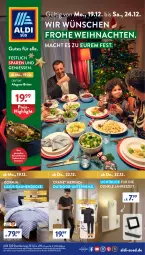 Gazetka promocyjna AldiSud - IN ZWEI WOCHEN - Gazetka - ważna od 24.12 do 24.12.2022 - strona 1 - produkty: aldi, auto, ball, braten, Crofton, crofton®, decke, dormia, eis, ente, hemd, krustenbraten, LG, mac, reis, Ti, Unterhemd, weihnachten