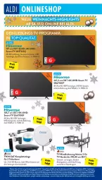 Gazetka promocyjna AldiSud - IN ZWEI WOCHEN - Gazetka - ważna od 24.12 do 24.12.2022 - strona 30 - produkty: aldi, angebot, angebote, auer, Bau, eis, erde, gin, HDMI, latte, LG, ndk, qled, quad, quad-core-prozessor, Receiver, reis, Schal, Schale, Sport, Ti, uhd, uhr, wandhalterung