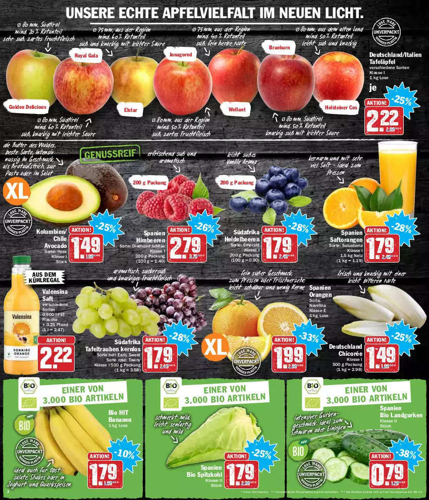 Aktueller Prospekt Hit - Prospekte - von 10.01 bis 15.01.2022 - strona 2 - produkty: apfel, aufstrich, aus dem kühlregal, avocado, banane, bananen, beere, beeren, bio, bio hit, brot, brotaufstrich, butter, eis, elle, Elvie, flasche, fleisch, frucht, fruchtfleisch, gurke, gurken, heidelbeere, heidelbeeren, himbeer, himbeere, himbeeren, holsteiner, joghur, joghurt, jonagored, kühlregal, Landgurken, Lusti, mac, navelina, nuss, obst, orange, orangen, pasta, quark, regal, reis, rel, saft, Saftorangen, salat, salate, Salus, senf, shake, spitzkohl, steiner, tafeläpfel, tafeltrauben, teller, Ti, tisch, trauben, valensina, vanille, Wella, zucker