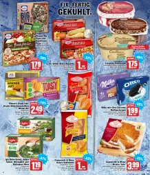 Gazetka promocyjna Hit - Prospekte - Gazetka - ważna od 15.01 do 15.01.2022 - strona 10 - produkty: baguette, beutel, Bistro Baguette, blattspinat, bourbon, bourbon vanille, coppenrath, creme, cremissimo, Dr. Oetker, eis, eiscreme, elle, Goldstücke, iglo, langnese, langnese cremissimo, Meister, Meister Torte, milka, oreo, pizza, rahm-spinat, reis, schnitten, sim, spinat, teller, Ti, toast, toasty, torte, vanille, vossko, wagner, wiener