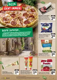 Gazetka promocyjna Edeka - Angebote der Woche - Gazetka - ważna od 30.09 do 30.09.2023 - strona 2 - produkty: bio, Casa Modena, eis, kräuter, kräutern, mac, mit gemüse, Mode, mozzarella, Mutti, natur, natura, pizza, Pizzateig, pomito, reis, rel, salami, sauce, Spezi, tante fanny, Ti, tisch, tomate, tomaten, tomatenmark, ZTE