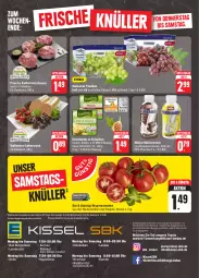 Gazetka promocyjna Edeka - Angebote der Woche - Gazetka - ważna od 30.09 do 30.09.2023 - strona 28 - produkty: angebot, angebote, axe, Bad, beutel, eis, erde, flasche, grünländer, Haxe, leberwurst, LG, milch, Müller, müllermilch, nuss, pet-flasche, reis, rispentomaten, super-knüller, Ti, tomate, tomaten, trauben, uhr, wurst, ZTE