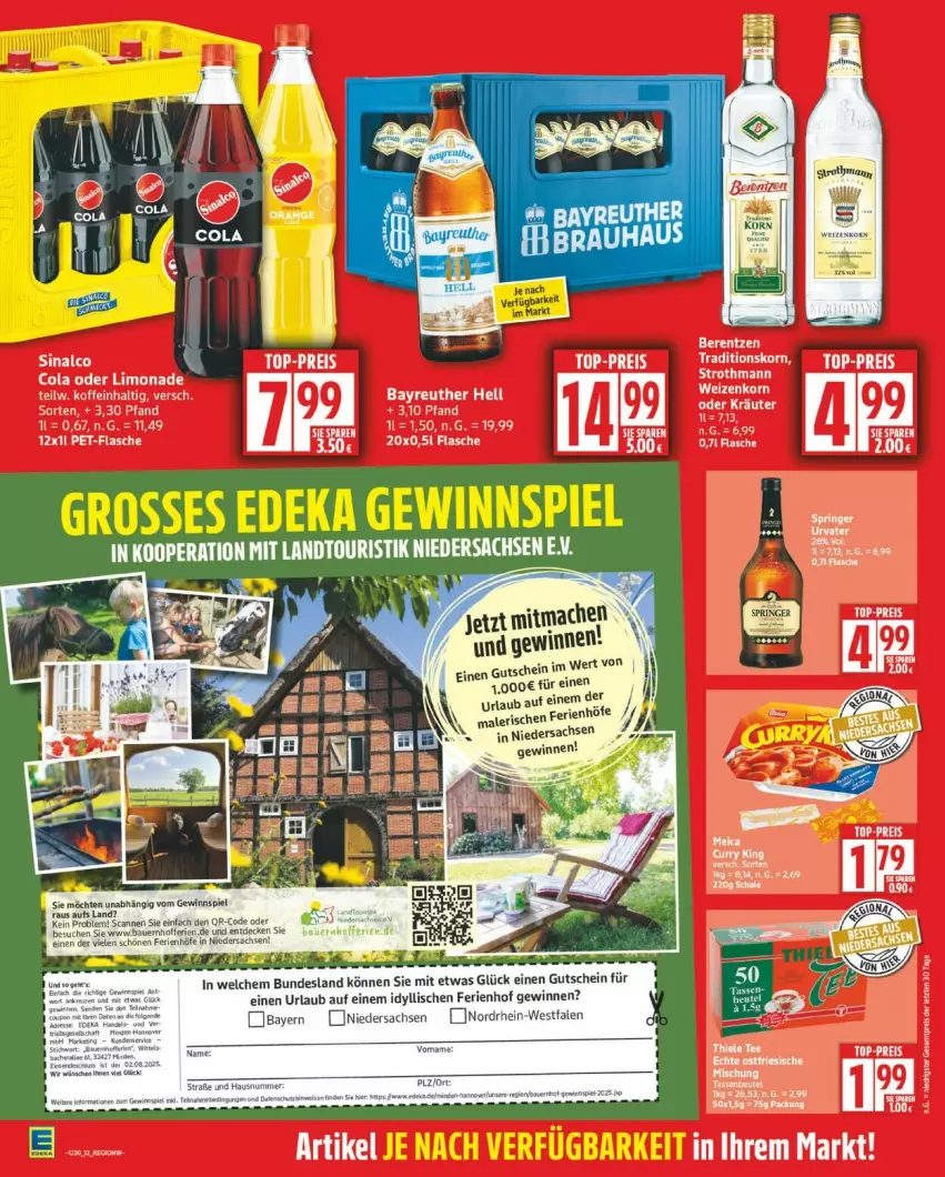 Aktueller Prospekt Edeka - Prospekte - von 21.07 bis 26.07.2025 - strona 12 - produkty: auer, Bau, Bauer, decke, gewinnspiel, gutschein, LG, mac, mam, sac, torte