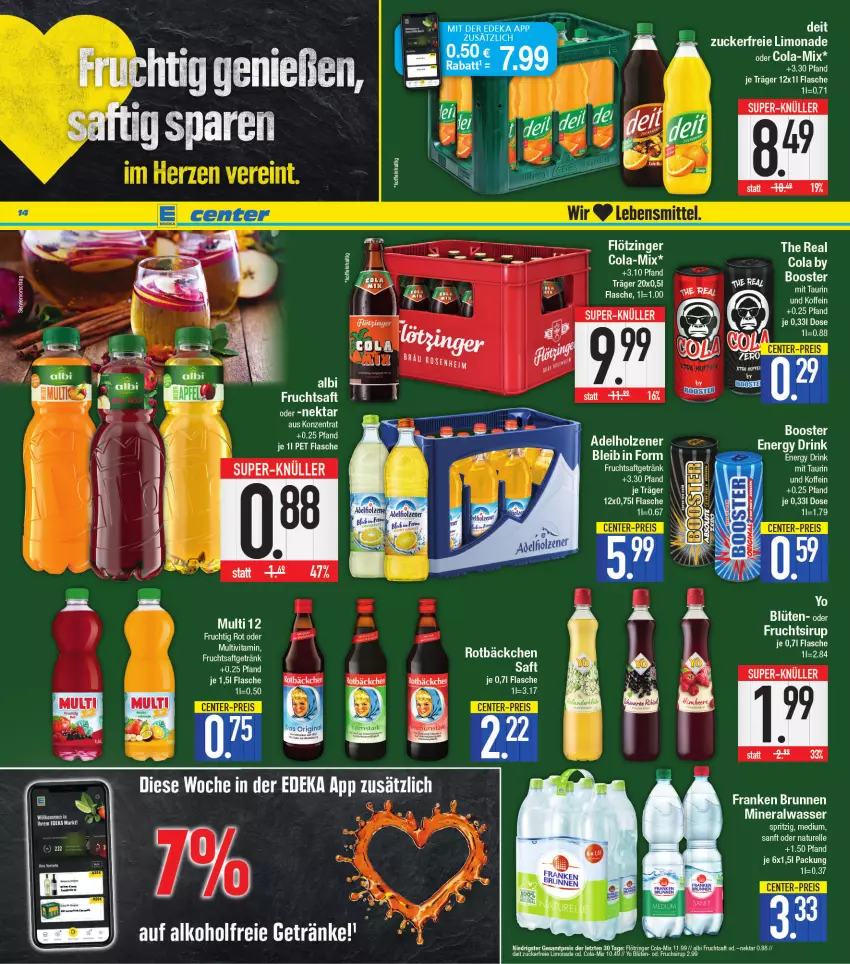 Aktueller Prospekt E Center - Angebote der Woche - von 02.01 bis 07.01.2023 - strona 14 - produkty: alkohol, alkoholfreie getränke, getränk, getränke, Ti, Yo