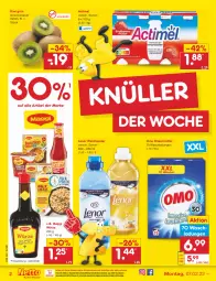 Gazetka promocyjna Netto Marken-Discount - Filial-Angebote - Gazetka - ważna od 12.02 do 12.02.2022 - strona 2 - produkty: actimel, asti, eis, kiwi, lenor, lenor weichspüler, maggi, maggi würze, ndk, reis, Ti, versandkostenfrei, waschmittel, weichspüler