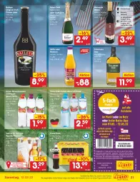 Gazetka promocyjna Netto Marken-Discount - Filial-Angebote - Gazetka - ważna od 12.02 do 12.02.2022 - strona 21 - produkty: alkohol, Alwa, angebot, baileys, braten, coca-cola, cola, coupon, deutschlandcard, discount, eis, erde, flasche, fleisch, frucht, getränk, getränke, gin, glasflasche, gutschein, irish cream, irish whiskey, Käse, likör, mac, marken-discount, mineralwasser, mit frucht, natürliches mineralwasser, Nektar, Rauch, reis, rotwein, säfte, sekt, tequila, Ti, tisch, tullamore, tullamore dew, veltins, vitrex, wasser, wein, weine, whiskey, Wild, ZTE