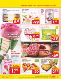 Gazetka promocyjna Netto Marken-Discount - Filial-Angebote - Gazetka - ważna od 12.02 do 12.02.2022 - strona 37 - produkty: angebot, apfel, backofen, berliner, eis, ferrero, frucht, fruchtgummi, hörnchen, katjes, kuchen, leine, LG, mac, Macarons, mandel, Ofen, raffaello, rosen, schoko, senf, stube, Ti, vanille, Waffelhörnchen, ZTE