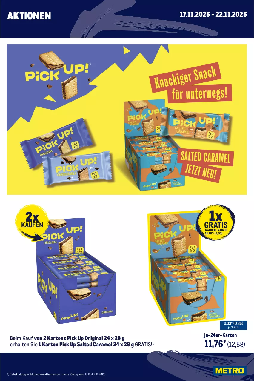 Aktueller Prospekt Metro - Wochen-Angebote Händler - von 17.11 bis 22.11.2025 - strona 3 - produkty: angebot, auto, caramel, corny, cracker, eis, gin, Kinder, LG, natur, natura, reis, riegel, Schwartau, Ti, tisch, tuc