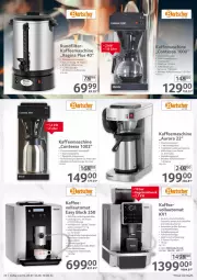 Gazetka promocyjna Selgros - Gastronomie - Gazetka - ważna od 10.08 do 10.08.2022 - strona 22 - produkty: auto, Behälter, bohne, bohnen, edelstahl, eis, Elektro, elle, getränk, getränke, gin, isolierkanne, kaffee, kaffeemaschine, lack, latte, milch, reis, Schal, Schrank, Signal, tasse, Ti, wasser, wassertank