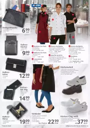 Gazetka promocyjna Selgros - Gastronomie - Gazetka - ważna od 10.08 do 10.08.2022 - strona 35 - produkty: Bank, Bau, baumwolle, eis, fenster, hose, Jacke, Kette, küche, Küchen, Kugel, Lederschuhe, LG, reis, schuhe, Schürze, Tasche, taschen, Ti, Tipi, tisch, tuc, wasser, wolle