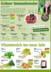 Gazetka promocyjna Globus - Prospekte - Gazetka - ważna od 15.01 do 15.01.2022 - strona 3 - produkty: apfel, avocado, beutel, bio, Birnen, eis, elle, feldsalat, Gläser, grana, granatapfel, granatapfelkerne, ingwer, kartoffel, kartoffeln, LG, mac, Mixer, natur, natura, Rana, reis, rezept, rezepte, salat, Schal, Schale, speisekartoffeln, tafeläpfel, tafelbirnen, Ti, vanille, vita, wasser, würfel, zitrone, zitronen