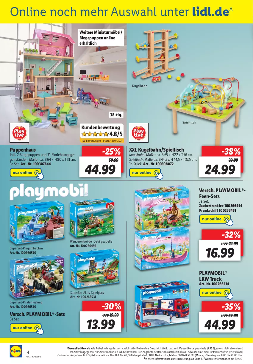 Aktueller Prospekt Lidl - Onlineshop-Highlights der Woche - von 18.10 bis 24.10.2021 - strona 4