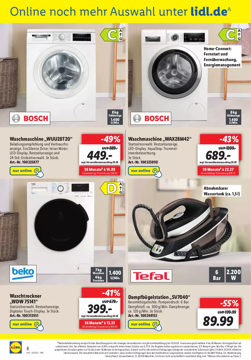 Aktueller Prospekt Lidl - Onlineshop-Highlights der Woche - von 18.10 bis 24.10.2021 - strona 8