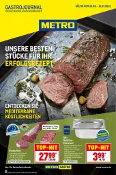 Gazetka promocyjna Metro - GastroJournal - Gazetka - ważna od 13.07 do 13.07.2022 - strona 1 - produkty: Behälter, decke, Deckel, edelstahl, eis, filet, LG, Metro, Rauch, reis, rezept, rind, rinder, rinderfilet, Ti, top-hit