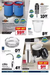 Gazetka promocyjna Metro - GastroJournal - Gazetka - ważna od 13.07 do 13.07.2022 - strona 33 - produkty: ACC, aust, Becher, Behälter, brut, bürste, cocktail, decke, Deckel, dusche, edelstahl, eimer, eis, eiswürfel, elle, Feuerzeug, fleisch, getränk, getränke, Gläser, lebensmittel, leimer, LG, messer, mikrowelle, Reinigung, reis, ring, saft, Schal, Schale, schneidebrett, sekt, shake, spülmaschinen, spülung, Ti, top-hit, topf, usb, wasser, wein, würfel