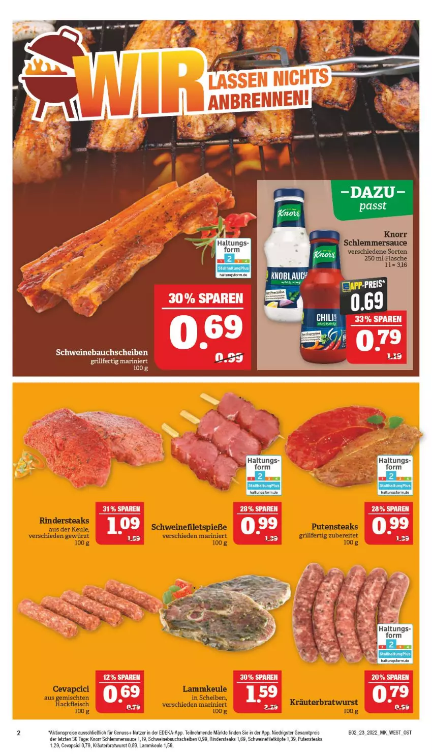 Aktueller Prospekt Marktkauf - Prospekt - von 06.06 bis 11.06.2022 - strona 42 - produkty: aktionspreis, Bau, bauchscheiben, bratwurst, deka, eis, filet, grill, knorr, kräuter, lamm, lammkeule, nuss, pute, putensteaks, reis, rind, rinder, Rindersteak, sauce, schlemmersauce, schwein, schweine, Schweinebauch, schweinebauchscheiben, schweinefilet, steak, steaks, Ti, wein, weine, wurst, ZTE