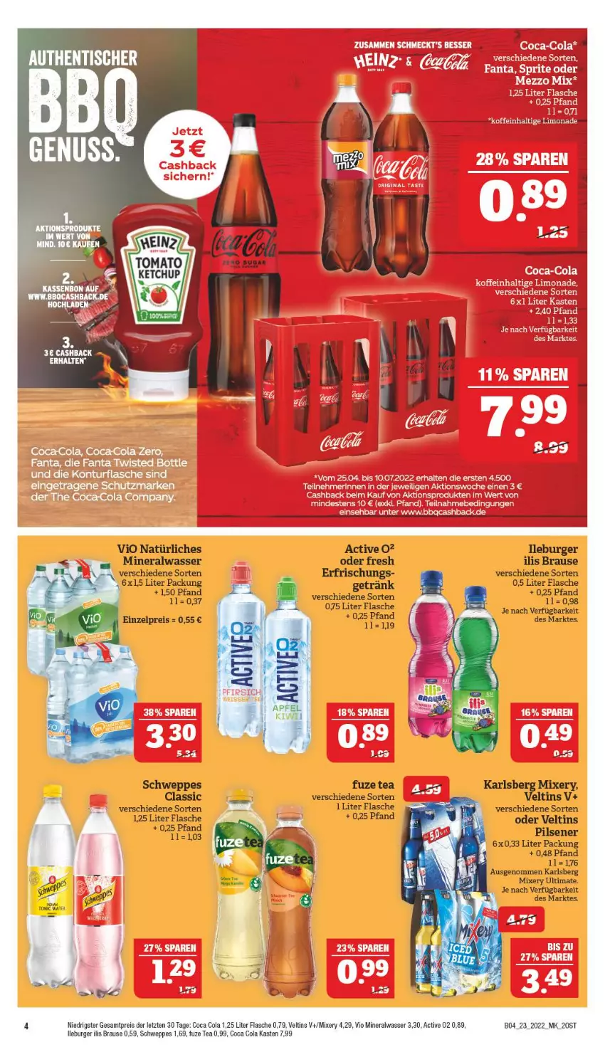 Aktueller Prospekt Marktkauf - Prospekt - von 06.06 bis 11.06.2022 - strona 44 - produkty: Alwa, brause, burger, coca-cola, cola, eis, flasche, fuze tea, fuzetea, karlsberg, karlsberg mixery, mineralwasser, Mixer, mixery, pils, pilsener, reis, schweppes, Ti, tisch, tonic, veltins, wasser, ZTE