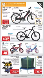 Gazetka promocyjna Marktkauf - Prospekt - Gazetka - ważna od 11.06 do 11.06.2022 - strona 35 - produkty: acer, akku, auto, Bau, beleuchtung, bürste, bürsten, eis, Elektro, elle, emsa, Fahrrad, fernbedienung, flasche, gabel, Kette, Kinder, Kinderfahrrad, korb, krone, Liege, Mountainbike, reifen, reis, Ria, roba, sattel, sattelstütze, Schal, shimano, teller, Ti, Trampolin, trinkflasche