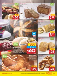 Gazetka promocyjna Netto Marken-Discount - Filial Angebote - Gazetka - ważna od 08.01 do 08.01.2022 - strona 19 - produkty: angebot, apfel, backofen, brot, brötchen, butter, Croissant, eis, Kaiser, kirsch, korn, kuchen, Marmorkuchen, mehl, Meister, Mohnbrötchen, Ofen, reis, roggenbrötchen, salz, stube, Ti, Tiere, tisch, usb, weltmeisterbrot, ZTE