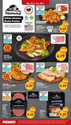 Gazetka promocyjna Penny - Prospekte - Gazetka - ważna od 20.04 do 20.04.2024 - strona 6 - produkty: bacon, brustfilet, burger, butcher's, eis, filet, filets, fleisch, Frische Hähnchen, Geflügel, hama, LG, marinade, Pulled Pork, reis, rind, rindfleisch, Schal, Schale, schnitzel, schwein, schweine, schweine-schnitzel, Speck, tee, Ti, wein, weine, Zelt, ZTE