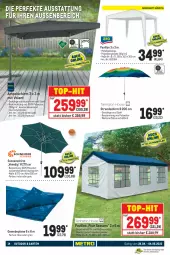 Gazetka promocyjna Metro - NonFood - Gazetka - ważna od 04.05 do 04.05.2022 - strona 14 - produkty: ampelschirm, eis, Garten, Gewebeplane, LG, natur, pavillon, schutzhülle, sonnenschirm, Ti, top-hit, wasser