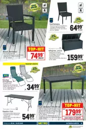 Gazetka promocyjna Metro - NonFood - Gazetka - ważna od 04.05 do 04.05.2022 - strona 15 - produkty: aluminiumgestell, auflagenbox, Bad, Garten, Holz, HP, kissen, kopfkissen, latte, LG, Liege, rama, rel, Ria, sessel, stuhl, Ti, tisch, tischplatte, top-hit