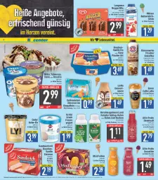 Gazetka promocyjna E Center - Angebote der Woche - Gazetka - ważna od 17.06 do 17.06.2023 - strona 8 - produkty: ACC, bärenmarke, Becher, bourbon, bourbonvanille, butter, buttermilch, caffè latte, Cap, cappuccino, chia, cin, daim, debeukelaer, decor, dessert, desserts, dessertsauce, direktsaft, drink, eis, eiskaffee, eiswaffeln, emmi, ente, flasche, Frozen Yogurt, frucht, hafer, kaffee, langnese, latte, latte macchiato, mac, macchiato, milch, milka, milram, nogger, oreo, reis, saft, sandwich, sauce, smoothie, super-knüller, Ti, toblerone, vanille, waffeln, Yo, ZTE