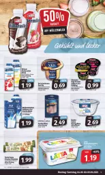 Gazetka promocyjna Markant - Prospekte - Gazetka - ważna od 09.09 do 09.09.2023 - strona 5 - produkty: Becher, butter, buttermilch, drink, ehrmann, eis, elle, filet, filets, forelle, frische milch, hering, Herings, heringsfilets, joghur, joghurt, milch, milram, nadler, pizza, Pizzateig, reis, rel, ring, sahne, tante fanny, weihenstephan, ZTE