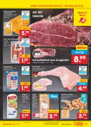 Gazetka promocyjna Netto Marken-Discount - Filial-Angebote - Gazetka - ważna od 22.04 do 22.04.2023 - strona 33 - produkty: angebot, aqua, auer, bestpreis, chili, cordon bleu, dauertiefpreis, eis, fleisch, garnelen, Hausmacher, jungbullen, Käse, kochschinken, kräuter, kräutern, mac, marinade, Mett, mettwurst, Ofen, olive, oliven, olivenöl, pfeffer, pute, reis, rezept, salami, schinken, schnitten, Ti, tiefpreis, wurst, wurst in selbstbedienung, ZTE, zwiebel, zwiebelmettwurst