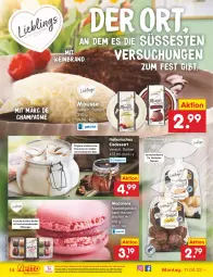 Gazetka promocyjna Netto Marken-Discount - Filial-Angebote - Gazetka - ważna od 16.04 do 16.04.2022 - strona 14 - produkty: champagne, creme, dessert, eis, eiscreme, gin, LG, mac, Macarons, mandel, mousse, ndk, nuss, reis, rwe, Ti, Trüffel, versandkostenfrei, wein, weinbrand