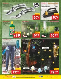 Gazetka promocyjna Netto Marken-Discount - Filial-Angebote - Gazetka - ważna od 16.04 do 16.04.2022 - strona 26 - produkty: auer, auto, blume, boss, dekoration, dünger, eis, elle, Garten, Gartenschere, HP, Kette, Kraut, Kugel, Leuchte, LG, lichterkette, ndk, pflanze, pflanzen, reis, ring, Schal, Schere, Ti, usb, versandkostenfrei