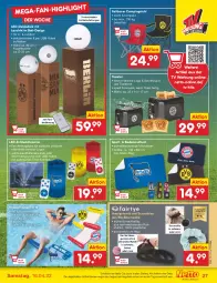 Gazetka promocyjna Netto Marken-Discount - Filial-Angebote - Gazetka - ważna od 16.04 do 16.04.2022 - strona 27 - produkty: akku, angebot, asti, Bad, Badehandtuch, ball, batterie, batterien, Bau, baumwolle, bio, bio-baumwolle, braun, brot, campingstuhl, eis, elle, fernbedienung, handtuch, hängematte, kerze, Kugel, Leuchte, mikrofaser, mint, mit fernbedienung, Schriftzug, Sport, stuhl, Ti, Tiere, timer, tisch, toast, Toastbrot, toaster, tuc, usb, wasser, Wasserhängematte, wolle, ZTE