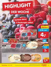 Gazetka promocyjna Netto Marken-Discount - Filial-Angebote - Gazetka - ważna od 16.04 do 16.04.2022 - strona 3 - produkty: angebot, beere, beeren, cremissimo, eis, erdbeere, erdbeeren, heidelbeere, heidelbeeren, himbeer, himbeere, himbeeren, langnese, langnese cremissimo, reis, Schal, Schale, sim, Ti, Tiere, ZTE
