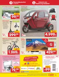 Gazetka promocyjna Netto Marken-Discount - Filial-Angebote - Gazetka - ważna od 16.04 do 16.04.2022 - strona 31 - produkty: angebot, buch, coupon, eimer, eis, gutschein, gutscheine, hd triple tuner, hühner, Kette, LG, Liege, Mountainbike, ndk, reifen, reis, rel, Roller, scooter, sonnenliege, Sport, Ti, tuner, uhd, versandkostenfrei, ZTE
