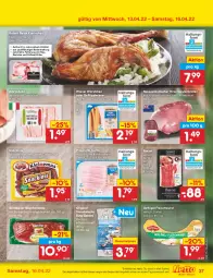 Gazetka promocyjna Netto Marken-Discount - Filial-Angebote - Gazetka - ważna od 16.04 do 16.04.2022 - strona 37 - produkty: angebot, auer, bacon, braten, buch, dauertiefpreis, dell, eis, fleisch, fleischwurst, Geflügel, gin, Heu, Hirschkeulenbraten, Holz, Käse, küche, Küchen, mortadella, natur, prosciutto, prosciutto cotto, reis, rel, rezept, ring, salami, snack, Spezi, Ti, tiefpreis, wiener, wiener würstchen, wurst, würstchen, ZTE