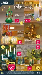 Gazetka promocyjna Netto - Woche 43 - Gazetka - ważna od 28.10 do 28.10.2023 - strona 16 - produkty: auer, batterie, batterien, Bau, Baumkerzen, fernbedienung, Geschenkbox, kerze, Kette, LED-Baum, LED-Kerze, led-licht, leds, lichterkette, mit fernbedienung, Ti, timer, topf, Weihnachtsbaum, ZTE