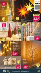 Gazetka promocyjna Netto - Woche 43 - Gazetka - ważna od 28.10 do 28.10.2023 - strona 17 - produkty: batterie, batterien, Bau, elle, Kette, LED-Baum, led-licht, leds, lichterkette, Lichtervorhang, Ti, timer, Wichtel