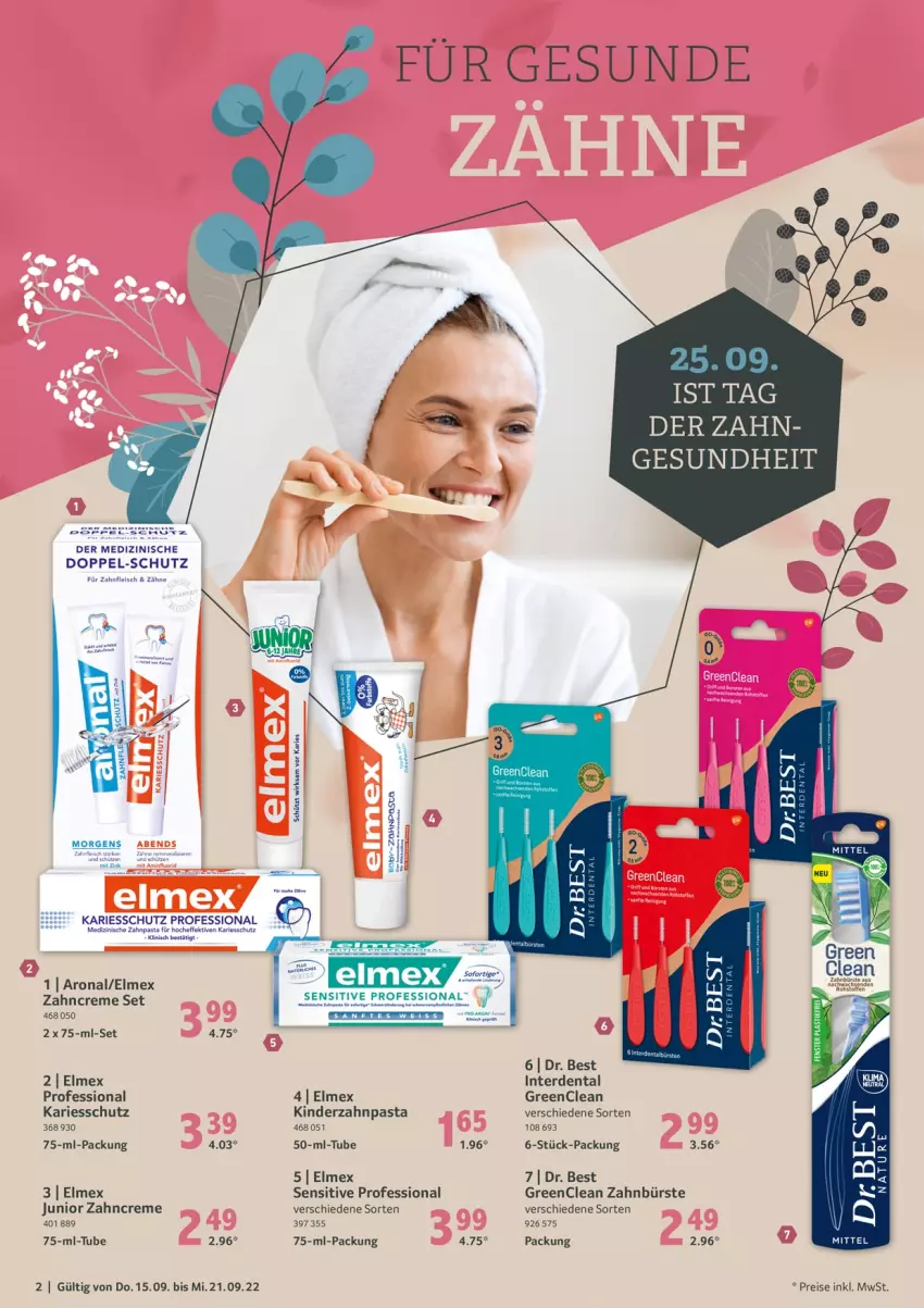 Aktueller Prospekt Selgros - Bodycare - von 15.09 bis 22.09.2022 - strona 2 - produkty: bürste, creme, Dr. Best, eis, elmex, erde, Gesundheit, Kinder, pasta, reis, Ti, zahnbürste, zahncreme, zahnpasta