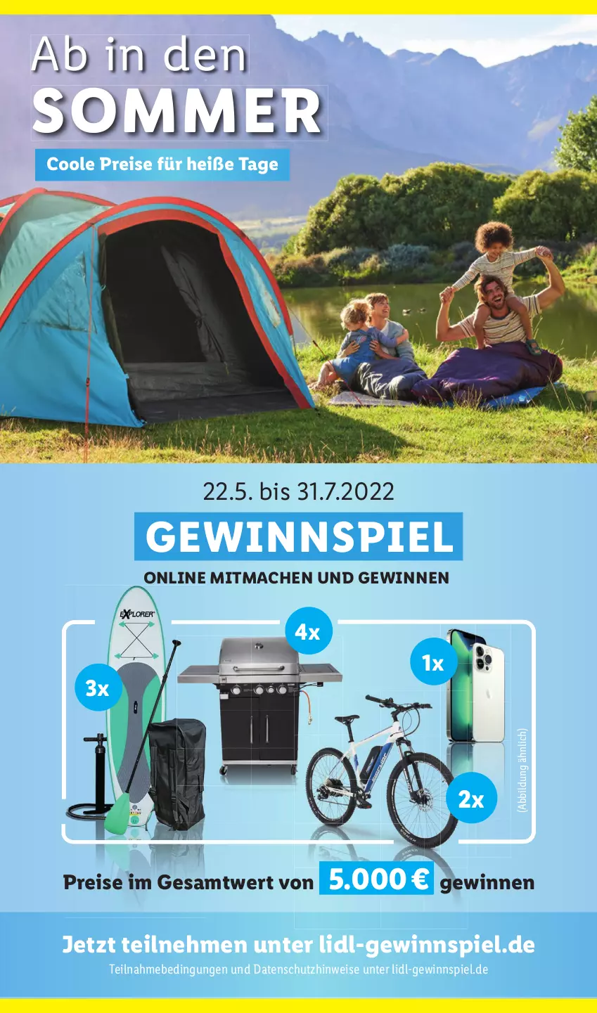 Aktueller Prospekt Lidl - Wochen-Highlights im Onlineshop - von 06.06 bis 12.06.2022 - strona 9 - produkty: eis, gewinnspiel, mac, reis