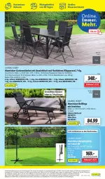 Gazetka promocyjna Lidl - Wochen-Highlights im Onlineshop - Gazetka - ważna od 12.06 do 12.06.2022 - strona 11 - produkty: ampelschirm, auer, eis, elle, erde, Garten, gartenmöbel, klappsessel, led-licht, LG, Liege, möbel, ndk, reis, Ria, rückenlehne, schutzhülle, sessel, Ti, tisch