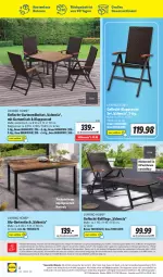 Gazetka promocyjna Lidl - Wochen-Highlights im Onlineshop - Gazetka - ważna od 12.06 do 12.06.2022 - strona 8 - produkty: angebot, angebote, auer, braun, eis, elle, ente, erde, Garten, gartenmöbel, gartentisch, Holz, HP, klappsessel, latte, LG, Liege, möbel, ndk, reis, rel, Schal, Schale, sessel, telefon, Ti, tisch, tischplatte, uhr