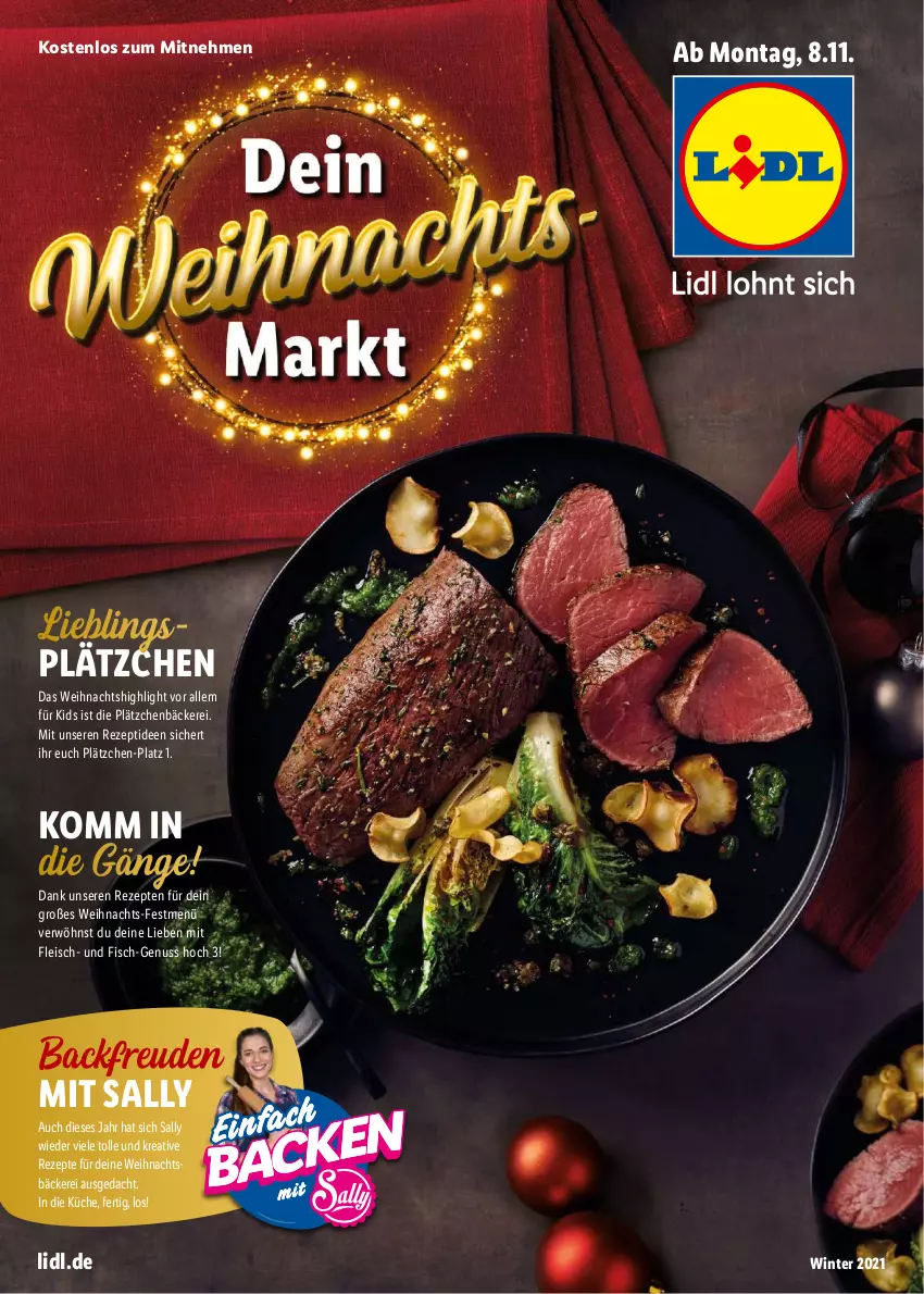 Aktueller Prospekt Lidl - Dein Weihnachtsmarkt - von 30.10 bis 24.12.2021 - strona 1