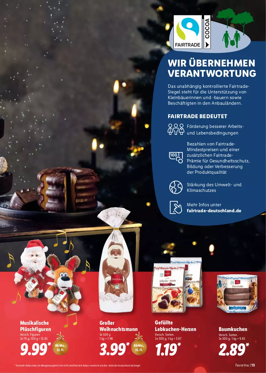 Aktueller Prospekt Lidl - Dein Weihnachtsmarkt - von 30.10 bis 24.12.2021 - strona 13