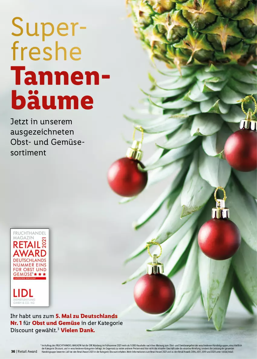 Aktueller Prospekt Lidl - Dein Weihnachtsmarkt - von 30.10 bis 24.12.2021 - strona 36