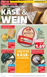 Gazetka promocyjna Kaufland - Extra-Angebote - Gazetka - ważna od 23.08 do 23.08.2023 - strona 4 - produkty: angebot, brie, burger, eis, gin, hartkäse, Käse, kräuter, kräutern, LG, Limburger, mac, Manchego, milch, nuss, rind, Rubius, salz, St. Mang, Ti, wein, Wild, ZTE