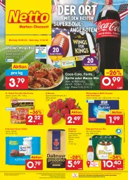 Gazetka promocyjna Netto Marken-Discount - Filial-Angebote - Gazetka - ważna od 11.02 do 11.02.2023 - strona 1 - produkty: angebot, angebote, beere, beeren, bestpreis, bitburger, bohne, burger, butter, chicken wings, coca-cola, cola, dallmayr, dallmayr prodomo, die ofenfrische, Dr. Oetker, eis, erdbeere, erdbeeren, fanta, gewürz, gin, kaffee, Mezzo Mix, ndk, Ofen, pils, pizza, premium pils, prodomo, reis, ritter, ritter sport, Schal, Schale, Sport, sprite, Streichzart, Ti, weihenstephan, ZTE