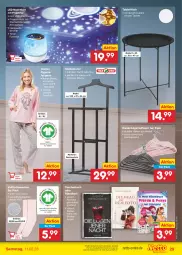 Gazetka promocyjna Netto Marken-Discount - Filial-Angebote - Gazetka - ważna od 11.02 do 11.02.2023 - strona 29 - produkty: angebot, bambus, Bau, bio, buch, bügel, dimmer, Hefte, Holz, kleid, kleider, kleiderbügel, leine, Nachtlicht, Projektor, Pyjama, reifen, Ria, socken, tablet, tablett, Tasche, taschen, Taschenbuch, tee, Ti, timer, tisch, usb, ZTE