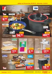 Gazetka promocyjna Netto Marken-Discount - Filial-Angebote - Gazetka - ważna od 11.02 do 11.02.2023 - strona 35 - produkty: angebot, backofen, bambus, beutel, Clin, decke, Deckel, edelstahl, eis, fleisch, gefrierbeutel, Glasdeckel, hackfleisch, herdarten, ilag, keks, kekse, Kochtopf, kraft, küche, Küchen, Küchenhelfer, LG, Ofen, pfanne, reis, spülmaschinen, Ti, topf, Tüte, würstchen, ZTE